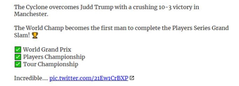  【深度揭秘+巅峰路径】斯诺克“中国旋风”背后的技术逻辑与夺冠复盘 体育新闻 【深度揭秘+巅峰路径】斯诺克“中国旋风”背后的技术逻辑与夺冠复盘 体育新闻