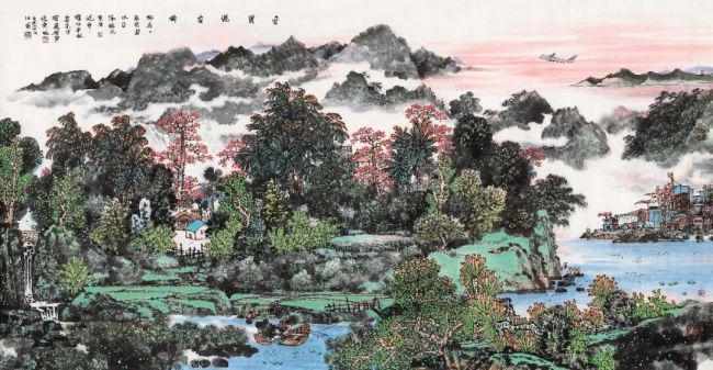  山水画革新方法论：阮江华笔墨实验的技术拆解与当代转化路径 书画藏品