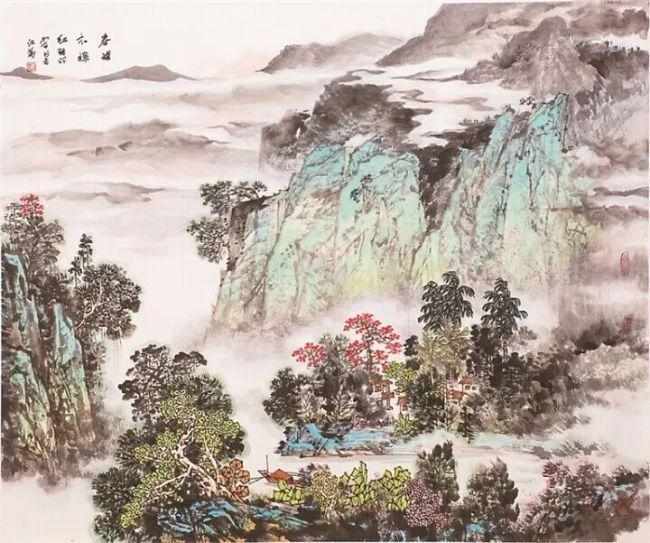  山水画革新方法论：阮江华笔墨实验的技术拆解与当代转化路径 书画藏品