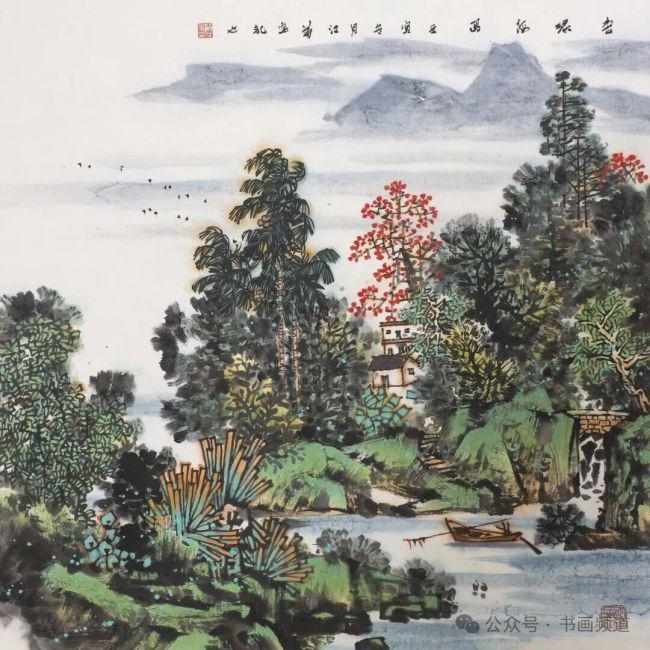  山水画革新方法论：阮江华笔墨实验的技术拆解与当代转化路径 书画藏品