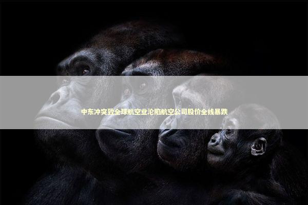 中东冲突致全球航空业沦陷航空公司股价全线暴跌
