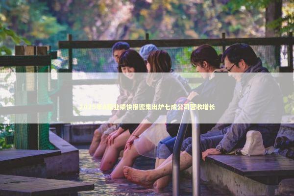 2025年A股业绩快报密集出炉七成公司营收增长