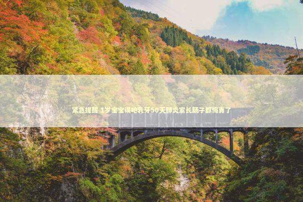 紧急提醒 1岁宝宝误呛乳牙50天肺炎家长肠子都悔青了