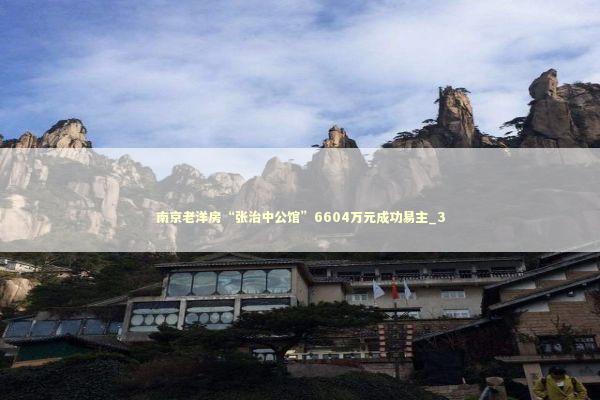 南京老洋房“张治中公馆”6604万元成功易主_3